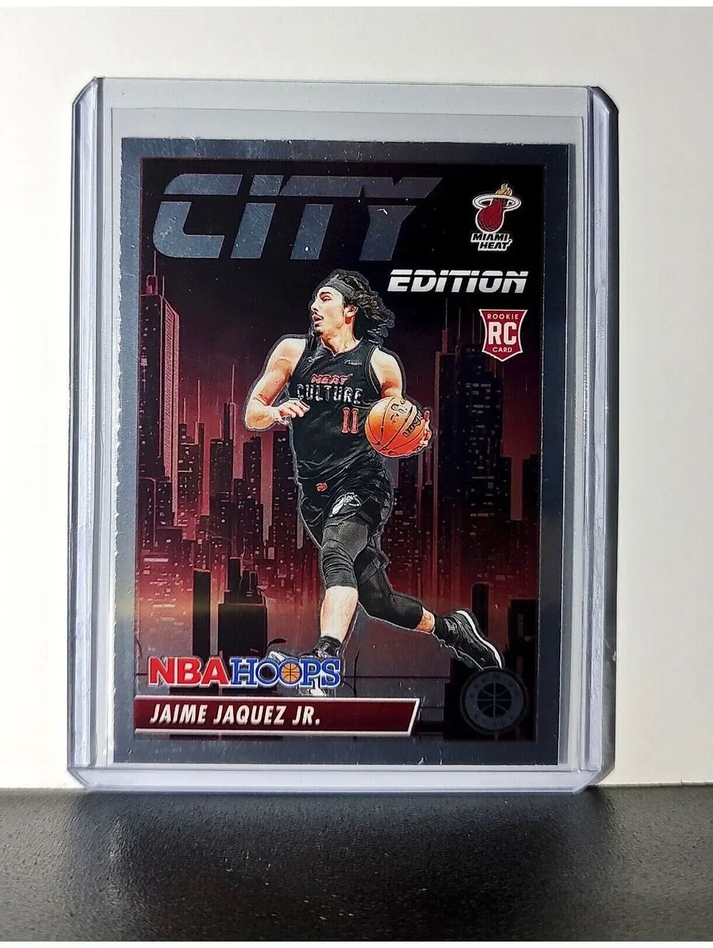 Jamie Jaquez Jr. 2023-24 Panini Premium NBA Hoops City Edition #22 Rookie Card